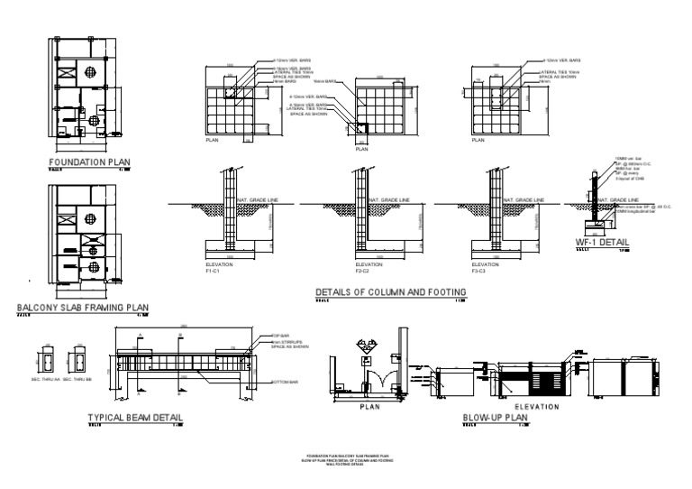 Structural Plan for 2 Storey House | PDF | Structural Engineering ...