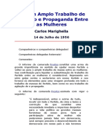 Por Um Amplo Trabalho de Agitação e Propaganda Entre As Mulheres