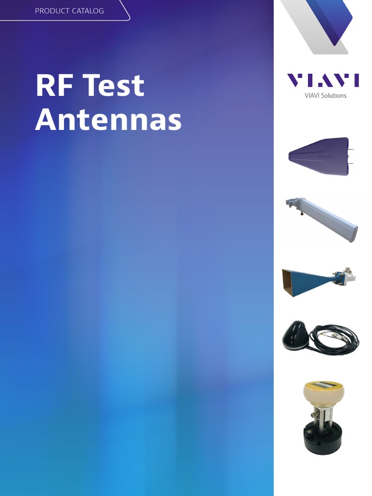 RF Test Antennas Catalog Selection Guides en PDF Antenna (Radio