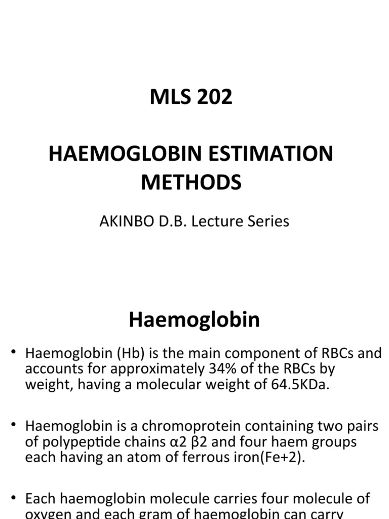 1593983660haemoglobin Estimation Methods PDF Hemoglobin