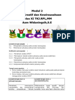 Modul 2 Produk Kreatif Dan Kewirausahaan