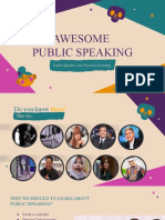 Public Speaking Class