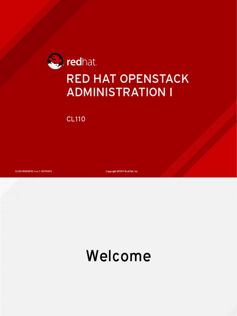 CL110 RHOSP10.1 en 1 20170412 Slides | PDF | Open Stack | Router ...