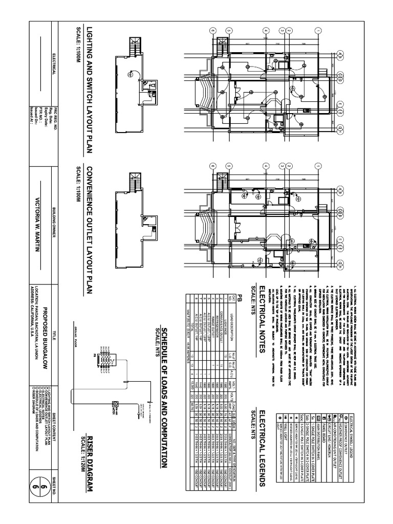 Electrical Layout | PDF