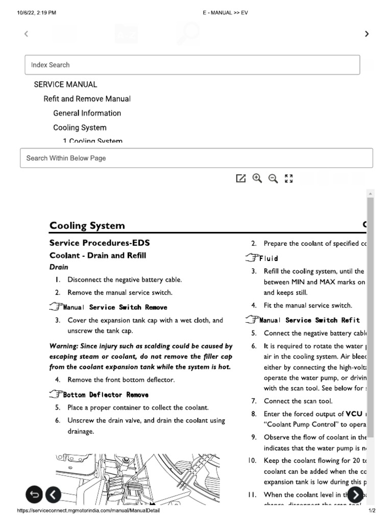 1 coolant drain and refill pdf