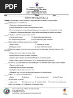 English 10 Summative Test A Q4