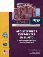 Arquitecturas Emergentes en El Alto Randolph Cardenas El Alto