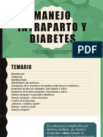 Diabetes YManejo Intraparto