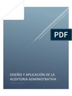 Diseño y aplicación de auditoría administrativa
