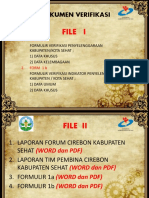 Materi Kaji Banding Dokumen Verifikasi Kab. Sukabumi 2018