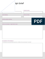 Website Briefing Template