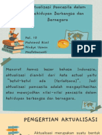 Aktualisasi Pancasila Dalam Kehidupan Berbangsa Dan Bernegara