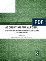 Accounting for Alcohol an Accounting History of Brewing Distilling and Viniculture 1nbsped 9781138737334