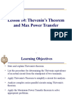 Lesson 10: Thevenin's Theorem and Maximum Power Transfer