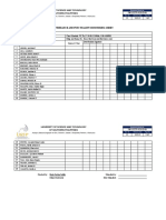 Attendance and Punctuality Monitoring Sheet
