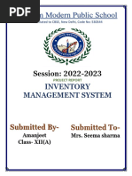 Project Synopsis Inventory Management System | PDF | My Sql | Python ...