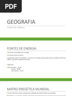 Fontes de Energia