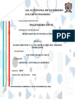 Tema 1. Pasos Previos y La Elavoracion Del Primer Borrador