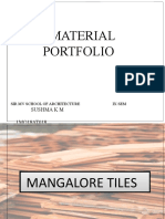 Material Portfolio Manglore Tiles
