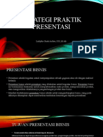 Strategi Praktik Presentasi