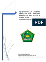 Pengarustamaan Moderasi Beragama Dan Wawasan Kebangsaan Bagi Penyuluh Agama Islam