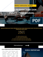 Fungsi Permintaan Dan Fungsi Penawaran