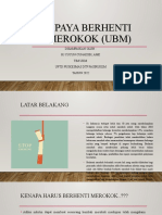 Upaya Berhenti Merokok (Ubm)