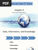 Chapter 4 Data and Databases