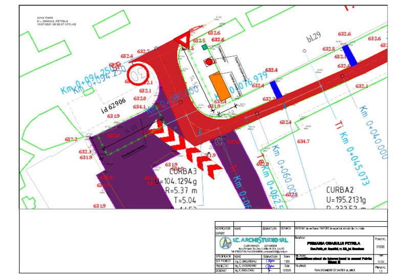 1.1 Plan de Situatie Petrila Etapa III - DTOE-01-semnat | PDF
