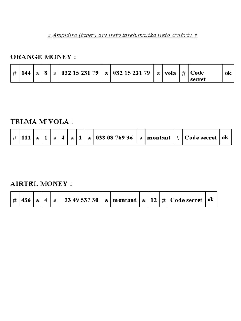 comment faire un emprunt sur orange money