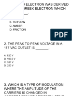 Electronics Quiz Answers and Explanations