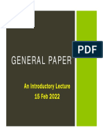 2022 JC1 GP Intro Lecture