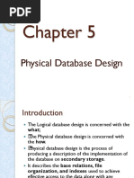 Physical Database Design