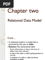 Relational Data Model