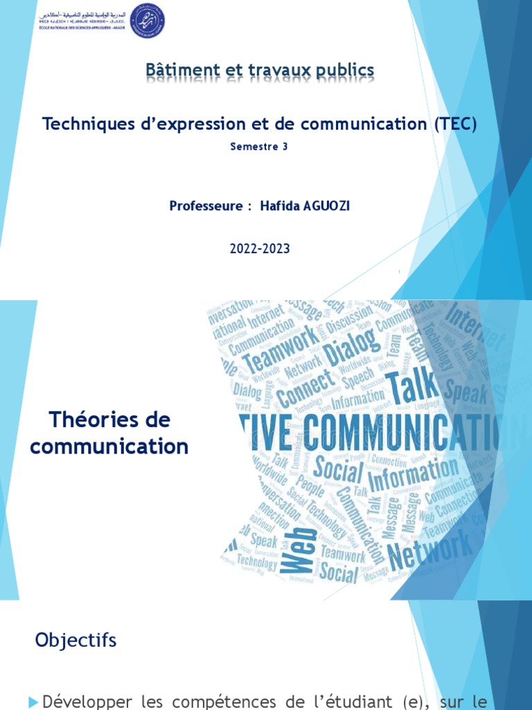 Théories de la communication en BTP | PDF | la communication ...