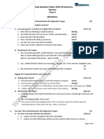 CBSE Class 10 German Marking Scheme Question Paper 2019-20
