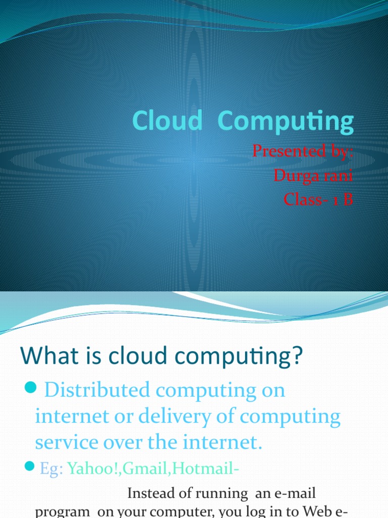 CLOUD COMPUTING notes PDF