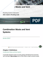 Combination Waste and Vent: Plumbing Systems Interactive