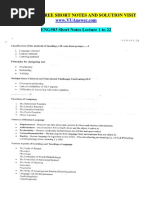 ENG503 Short Notes Lesson 1-22