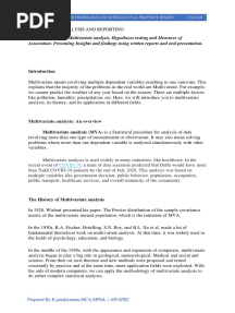 Unit Iii Data Analysis and Reporting