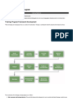 Design a Training Program Framework in 9 Steps