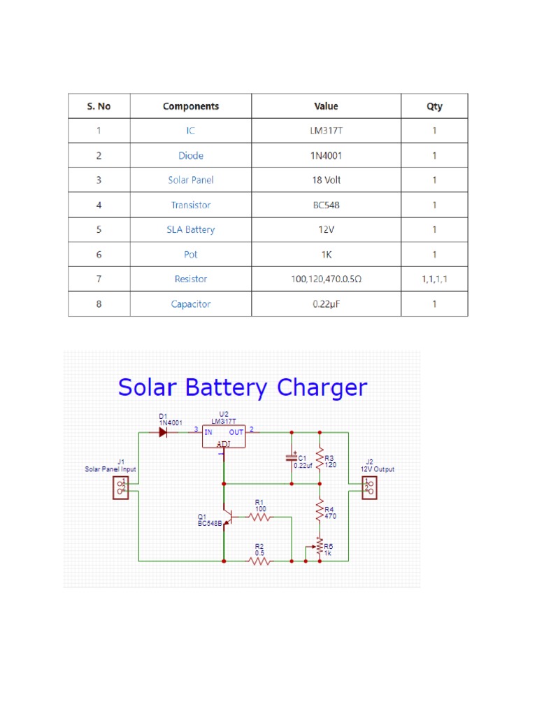 Solar Charger Circuits PDF