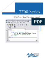2700 Series Basic Extensions Manual