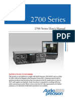 2700 Series Users Manual