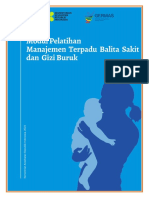 Modul Pelatihan Manajemen Terpadu Balita Sakit Dan Gizi Buruk