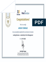 Leadership and Crisis Management Certificate