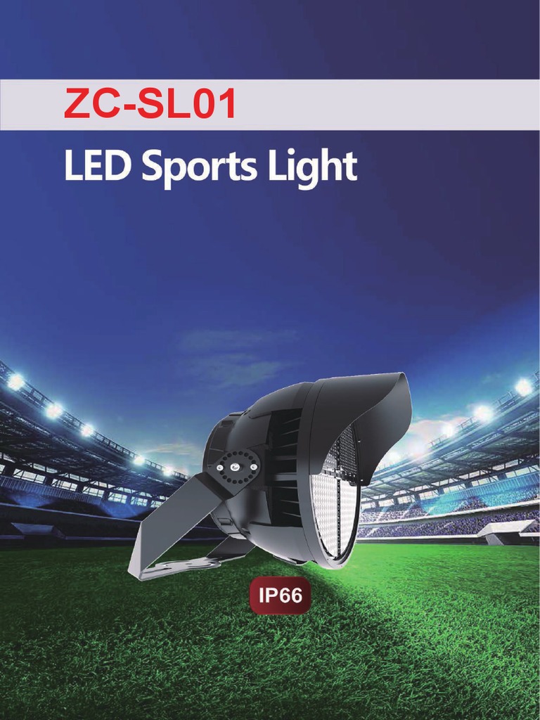 LED Sports Lighting Solutions for Arenas | PDF | Power Supply | Lighting