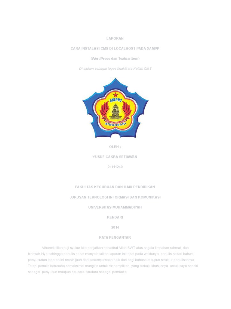 Instalasi CMS WordPress dan Textpattern | PDF | Seni | Komputer
