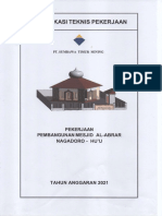 Spek Teknis Pembangunan Masjid - Compressed