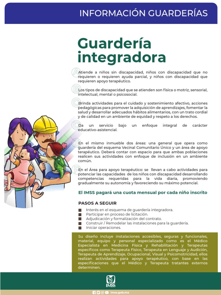 Guardería integradora IMSS | PDF